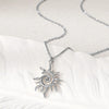 Vintage Gold Silver Plated Whirlpool Sun Necklace For Women Irregular Geometric Pendants Necklaces Jewelry - Image 4