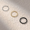 Minimalist Stainless Steel Hoop Nose Ring and Cartilage Earring 18G in Gold Silver and Black - Image 13