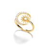 Zircon Double Star Rings For Women Gold Color Stainless Steel Opening Stars Finger Ring Wedding Party Aesthetic Jewelry Gift - Image 22