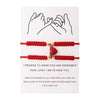 Magnetic Heart Couple Bracelets Set of 2 Braided Rope - Image 29