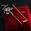 Ancient Personality Lotus Flower Brooch Shirt Lapel Pin Suit Corsage Long Needle Pins and Brooches for Women and Men Accessories - Image 5