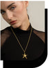 316L Stainless Steel Starfish Pendant Necklace Statement Gold Pvd Plated Individualistic Holiday Jewelry - Image 14