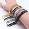 8/10/12MM Cuban Link Chain Bracelets for Men Women Stainless Steel Curb Link Chain Wristband Jewelry Gifts - Image 4