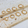 Four-Pair Stainless Steel Circle Hoop Earring Set in Gold-Tone or Silver-Tone - Image 4