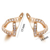 Gold Plated Zircon Hoop Earrings for Women Jewelry XP - Image 10