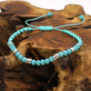 Handmade Jewelry Anklet for Women Crystal Beaded Handweave Rope Adjustable Ankle Bracelet Chain Beach Accessories - Image 1