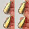 Pink Labradorite Pendant Irregular Shape Bead Stone Purple Necklace for Men Women - Image 21