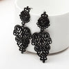 European Exaggerated Bohemian Hollow Leaves Flower Big Pendants Drop Earrings For Women Jewelry Gift - Image 7