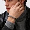 Chunky Chain Bracelets for Men,Silver Black Grey Gold Color Stainless Steel Chain Wristband,Stylish Gift for Son Dad - Image 4