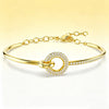Minimalist Round Zircon Jewelry Set Female Birthday Anniversary Ornaments - Image 7