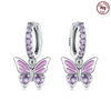 Earrings For Women Silver Butterfly Snowflake Earrings Cubic Zircon Ear Studs Silver Jewelry Gifts - Image 7