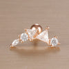 1PC 316L Stainless Steel Geometry Stud Earrings For Women Star Moon Lobe Daith Helix Cartilage Earring Piercing Jewelry - Image 17
