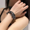Hip Hop Rock PU Leather Bracelet Men and Women Punk Spikes Rivets Skull Heart Cross Creative Party Bracelet Jewelry Accessories - Image 3