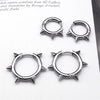 Punk Spike Rivet Hoop Earrings For Women Men Ear Studs Stainless Steel Gothic Hip Hop European and American Earring Jewelry Gift - Image 30