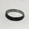 Vintage Black Crystal Elastic Bracelets for Women Bling Rhinestone Stretch Wristband Cuff Bangle Bridal Wedding Jewelry - Image 11