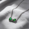 Silver Star Moon, Snowflake, Bow Design Zircon Inlaid Necklace, Women's Jewelry Valentine's Day Gift - Image 12