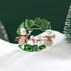 Classic Rhinestones Christmas Brooches for Women Unisex Enamels Pins Banquets Party Backpack Years Gifts Jewelry Accessories - Image 22