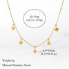 316L Stainless Steel Geometric Pendant Necklace with Colorful Crystal Accents - Image 36