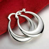 Geometric Metal Hoop Earrings for Women Gold Color/Silver Color Lady's Ear Earrings Daily Wear Versatile Jewelry - Image 31