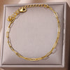 Stainless Steel Chain Anklets for Women Gold Color Ankle Bracelet Anklet Summer Beach Boho Jewelry Accessories Gift - Image 5