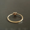 Silver Plated Gold Simple Heart Ring for Women Korean Cute Everyday Jewelry Accessories - Image 4