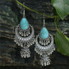 39 Styles Bohemian Vintage Tibetan Silver Geometric Drop Earrings For Women Ethnic Blue Stone Tassel Dangle Earrings Jewelry - Image 19