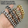 1pcs Punk Rock Stainless Steel Biker Mens Bracelet Link Chain Motorcycle Bike Bicycle Chain Bracelets Bangles Jewelry - Image 2