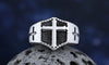 Retro Vintage Men Coffin / Cross Shaped Ring in Stainless Steel with Silverly Black Golden Male Jewelry Dropshipping OSR609