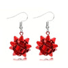 Christmas Tree Drop Earrings Small Bell Snowflake Earings for Women Cute Bowknot Dangle Earring Year Gift - Image 6