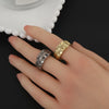 Retro Half Face Venus Ring For Men Women Greek Mythology Vintage Punk Gothic Art Open Ring Unisex Accessories Jewelry - Image 2
