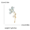 Resin Tulip Brooch for Women Unisex Rhinestone Flower Pin Pearl Plant Lapel Pin Banquet Party Backpack Gifts Jewelry Accessories - Image 15