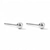 3/4/5mm Classic Stainless Steel Dot Ball Stud Earrings Unisex Gold Color Stackable Simple Women's Jewelry Christmas Gifts - Image 8