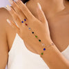 Elegant Red Crystal Zircon Metal Chain Bracelets for Women Colorful Heart Bracelets Party Wedding Wrist Charms Jewelry Gift - Image 9
