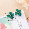 Green Color Hanging Earrings for Women Crystal Wedding Jewelry Imitation Pearl Drop Earrings Boucle Oreille - Image 10