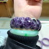 Amethyst Gemstone Bracelet Stone Bangle Gemstone Jewelry for Woman Birthstone for Aquarius for Gift - Image 5