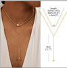 Stainless Steel Lariat Necklace Gold Plated, Dainty Long Necklace Laryered Necklaces For Women Girls, Y Shape Drop Pendant - Image 14