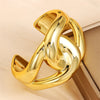 Exaggerated Geometric Wide Cuff Bangles for Women Men Punk Hip Hop Chunky Gold Silver Color Statement Bracelet Jewelry Gift - Image 8