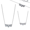 Silver Four-Leaf Clover Butterfly Star Moon Heart Key Necklace For Women Jewelry Valentine's Day Gift - Image 13