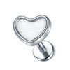 16G 316L Stainless Steel Labret Stud with Decorative Screw-Fit Top for Cartilage Piercings - Image 32