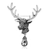 Rinhoo Cute Full Rhinestone Deer Brooches For Women Year Decorative Imitation Pearl Animal Elk Lapel Pins Christmas Jewelry - Image 25