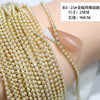 Glitter1.5mm-2mm Nail Chain Charm Claw Chain 3D Gold Silver Diamond Metal Parts Nail Pearls For Nail Chain Bulk Can Be Cut - Image 16