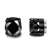 1 Pair Stainless Steel Inlaid Cubic Zirconia Magnetic Non-Piercing Stud Earrings Round Clip on Ear Cuff for Men Women - Image 7