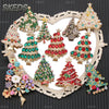 Skeds Summer Christmas Tree Brooch Jewelry Women's Pin Badges Wedding Corsage - Image 2
