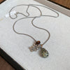 Spotted Tiger Eye Stone Necklace for Women Vintage Water Droplet Grape Pendant Long Chain Necklaces Female Accessories - Image 7