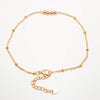 Stainless Steel Chain Anklet in Gold-Tone with 22 cm or 22.8 cm Length - Image 4