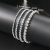 Hip Hop Iced Out 3/4/5mm Crystal Tennis Bracelet for Men Punk Zirconia Men's Chain on The Hand Streetwear Jewelry - Image 3