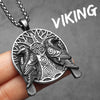 Viking Tree Raven Men Necklaces Stainless Steel Pendant Chain Women Punk Jewelry Accessories Gifts - Image 8