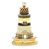Skeds Enamel Rhinestone Lighthouse Tower Brooches Jewelry For Women Alloy Building Casual Party Brooch Pins Gift - Image 4