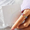Irregualr Design Colorful CZ Women Rings Gold Color/Silver Color Geometric CZ Rainbow Rings Jewelry - Image 8