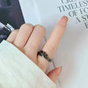 Korean Simple Couple Rings For Women Men Couple Goth Ring Punk Vintage Evil Wings Opening Finger Ring Jewelry Gifts - Image 6